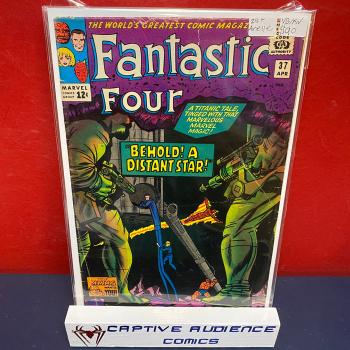 Fantastic Four, Vol. 1 #37 - 1st Anelle - VG/FN