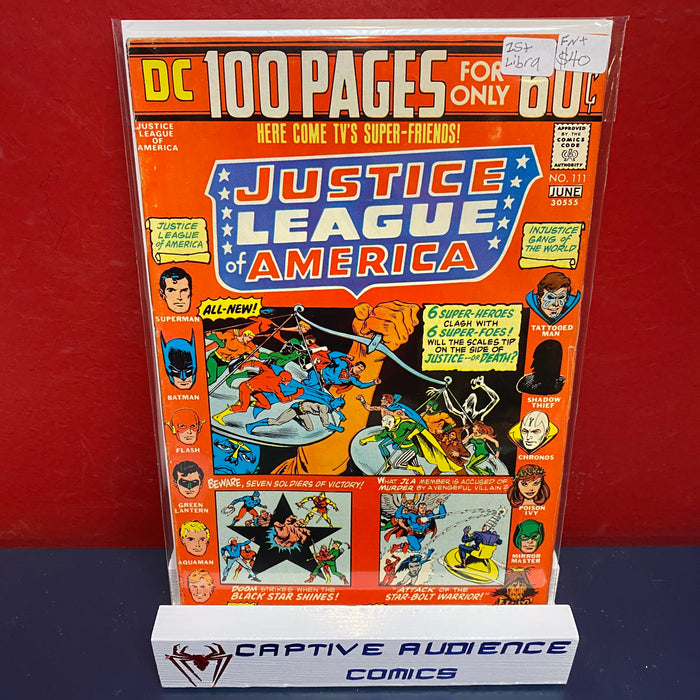 Justice League of America, Vol. 1 #111 - 1st Libra - FN+