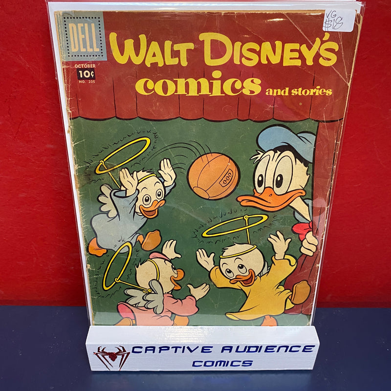 Walt Disney's Comics and Stories #205 - VG