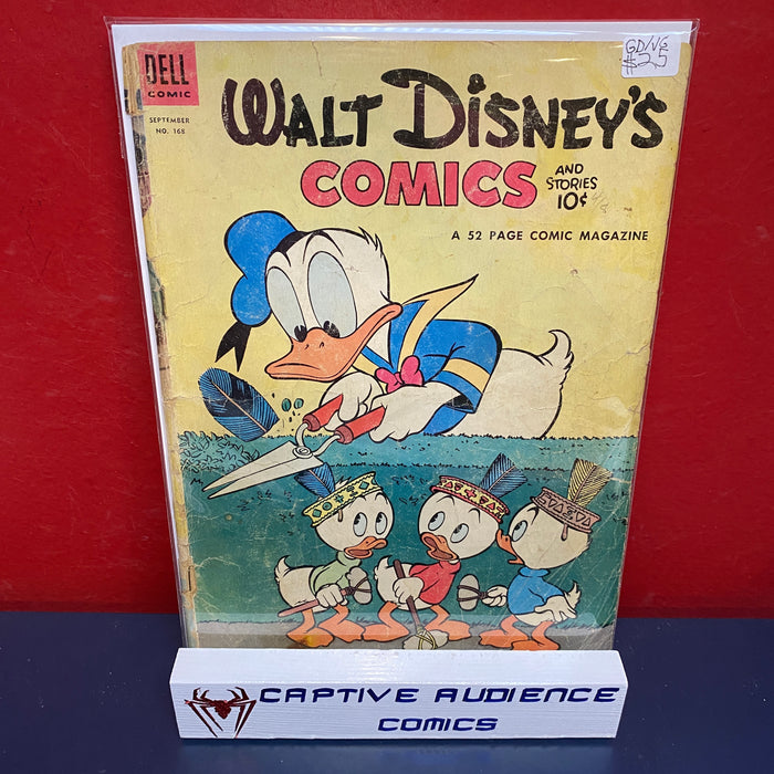 Walt Disney's Comics and Stories #168 - GD/VG