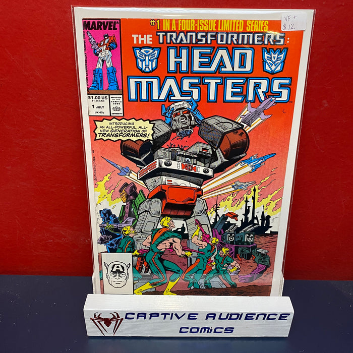 Transformers: Headmasters #1 - VF+