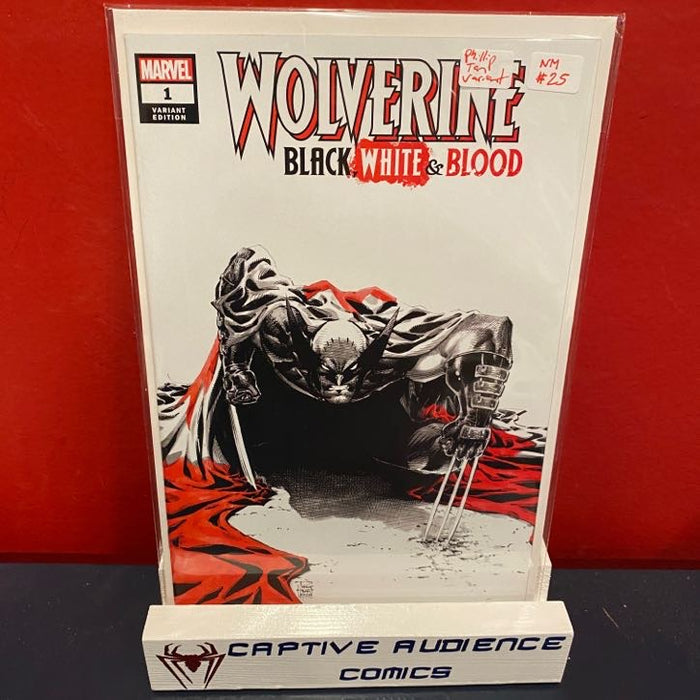 Wolverine: Black, White & Blood #1 - Phillip Tan Variant - NM