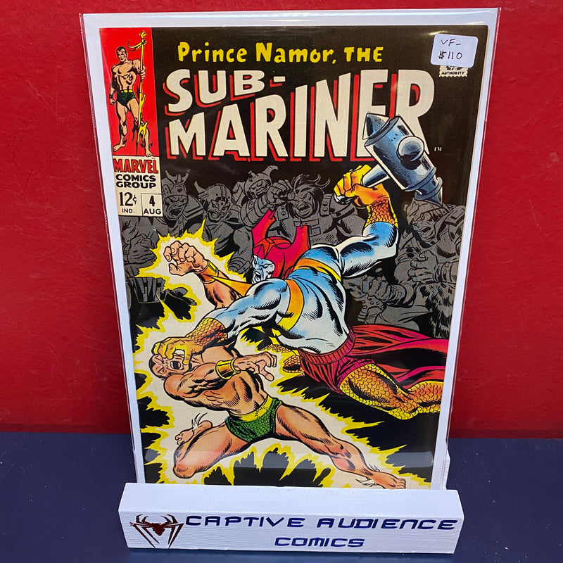 Sub-Mariner, Vol. 1 #4 - VF-