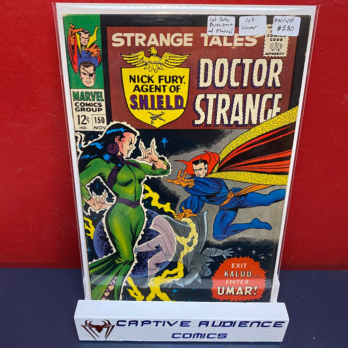 Strange Tales, Vol. 1 #150 - 1st John Buscema at Marvel, 1st Umar - FN/VF
