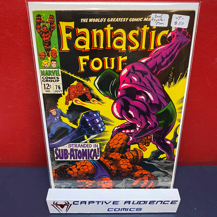 Fantastic Four, Vol. 1 #76 - 2nd Psycho-Man - VF-