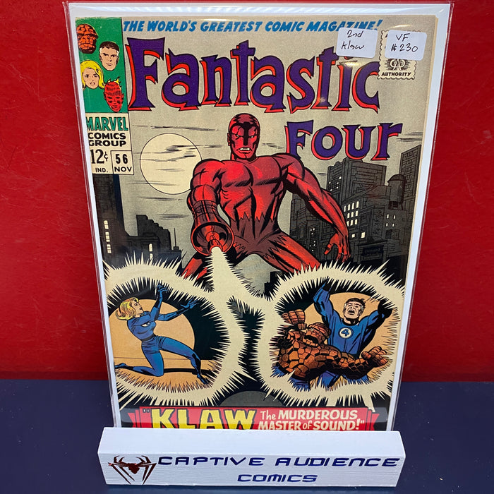 Fantastic Four, Vol. 1 #56 - 2nd Klaw - VF