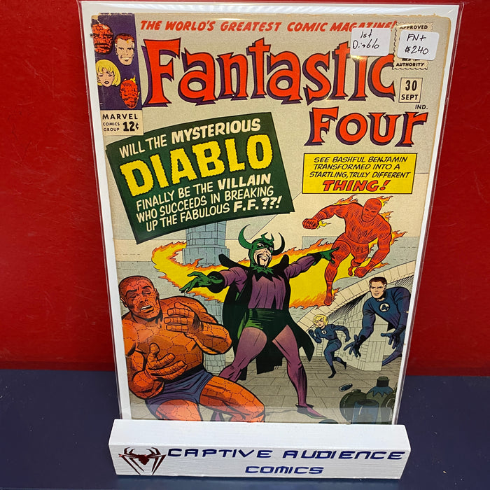 Fantastic Four, Vol. 1 #30 - 1st Diablo - FN+