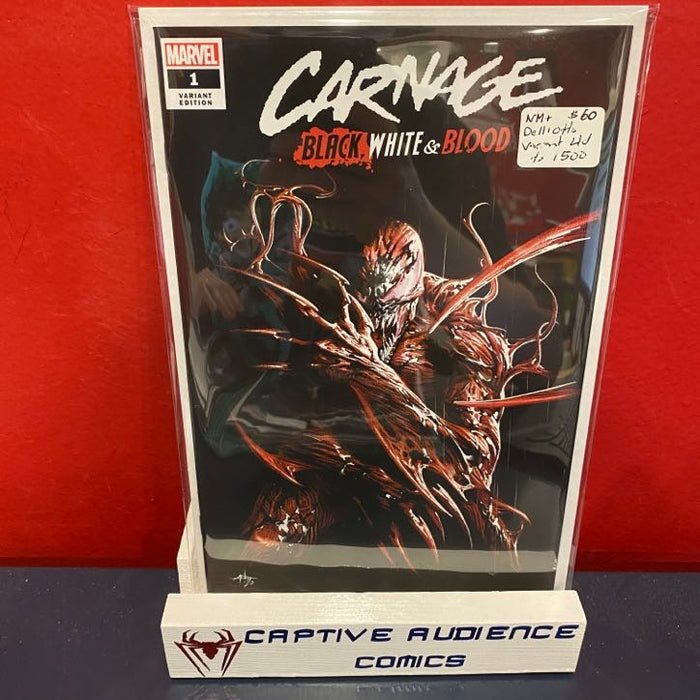 Carnage: Black, White & Blood #1 - Dell'otto Variant - Ltd to 1500 - NM+