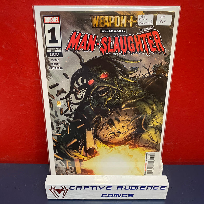 Weapon Plus: World War IV #1 - 2nd Print Variant - NM