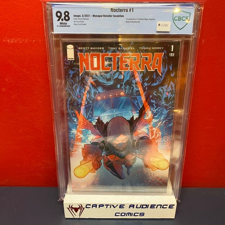 Nocterra #1 - Francis Manapul Variant - CBCS 9.8 (Not CGC)
