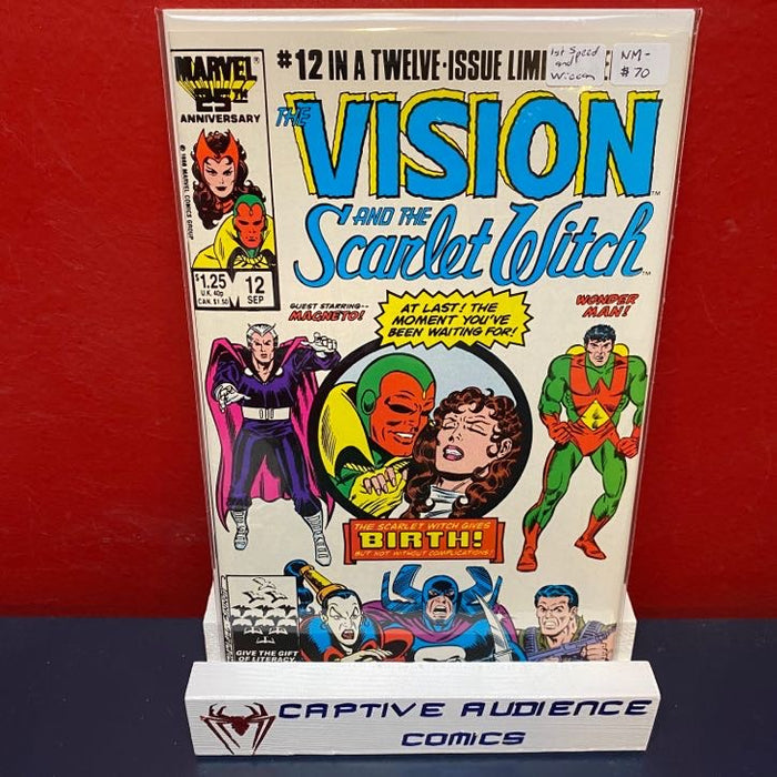 Vision and the Scarlet Witch, Vol. 2 #12 - 1st Speed and Wiccan - NM-