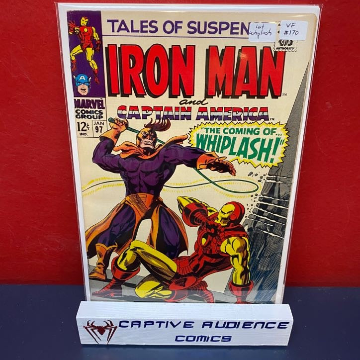 Tales of Suspense, Vol. 1 #97 - 1st Whiplash - VF