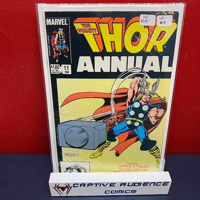 Thor Annual, Vol. 1 #11 - 1st Eitri - VF-