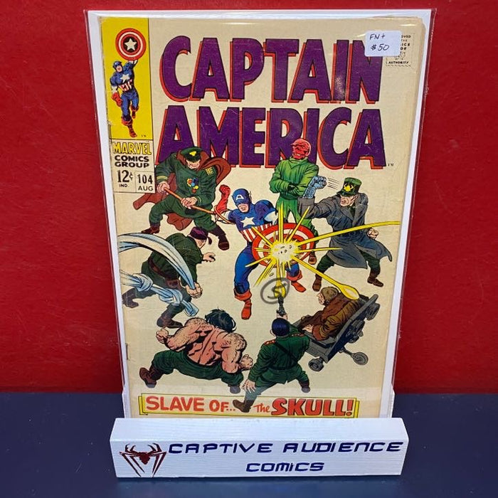 Captain America, Vol. 1 #104 - FN+