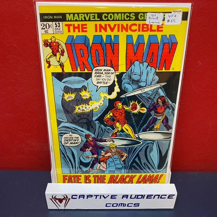 Iron Man, Vol. 1 #53 - 1st Black Lama - VF+