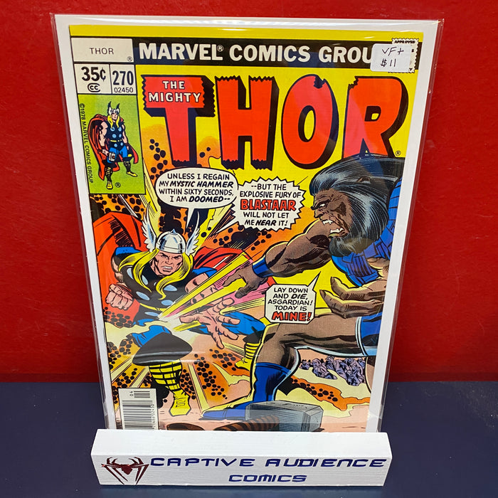 Thor, Vol. 1 #270 - VF+