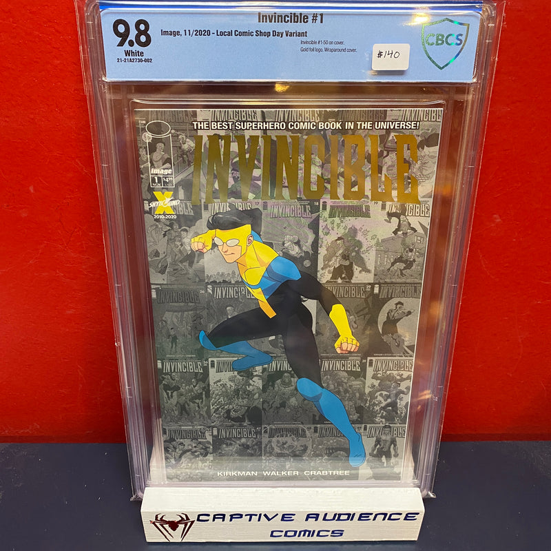 Invincible #1 - Local Comic Shop Day Variant - 9.8 CBCS (NOT CGC)
