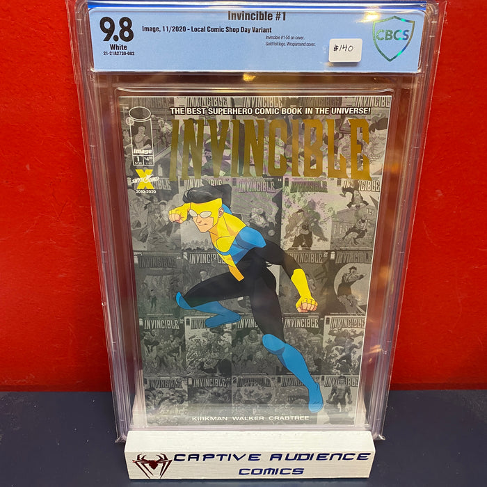 Invincible #1 - Local Comic Shop Day Variant - 9.8 CBCS (NOT CGC)