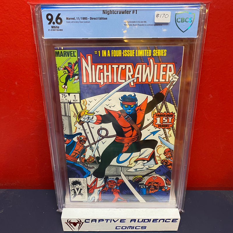 Nightcrawler, Vol. 1 #1 - 9.6 CBCS (NOT CGC)