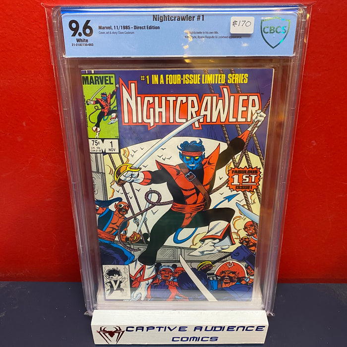 Nightcrawler, Vol. 1 #1 - 9.6 CBCS (NOT CGC)