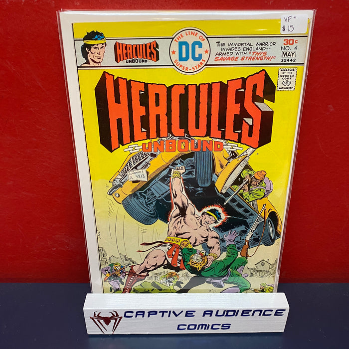 Hercules Unbound #4 - VF+