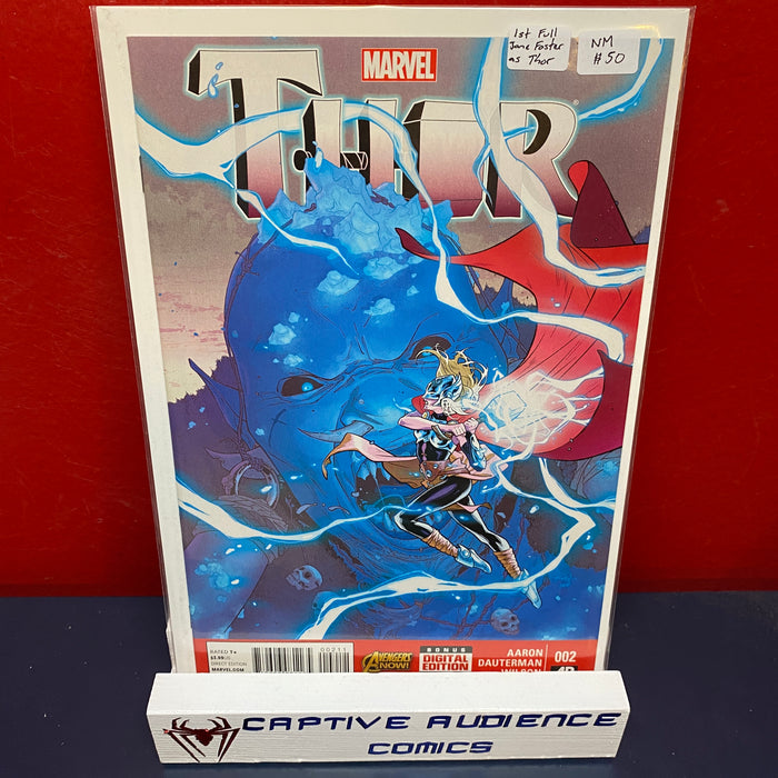 Thor, Vol. 4 #2 - 1st Full Jane Foster as Thor - NM