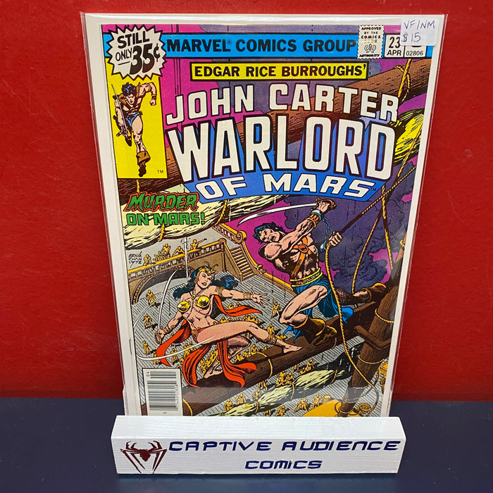 John Carter Warlord of Mars #23 - VF/NM