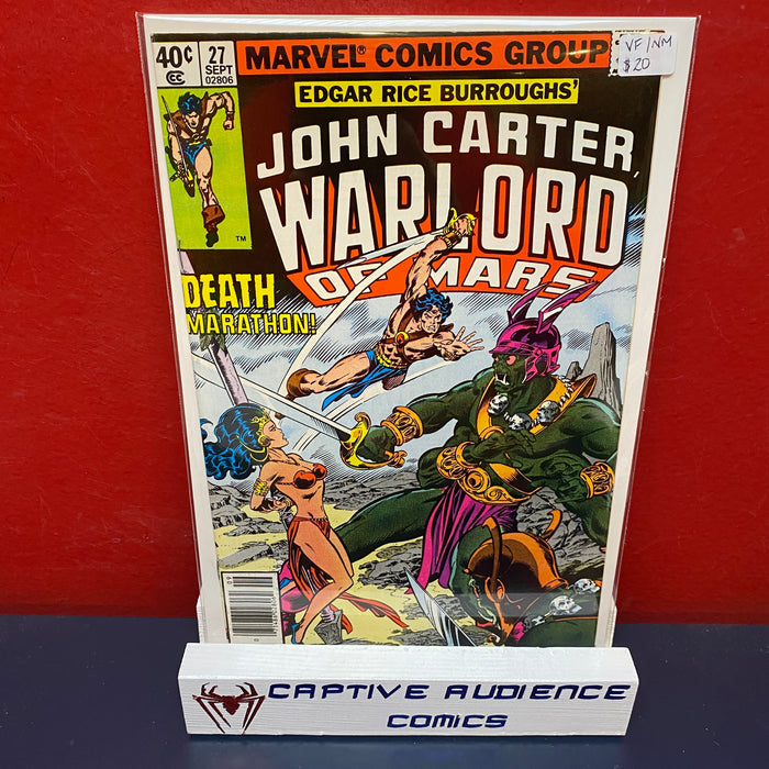 John Carter Warlord of Mars #27 - VF/NM