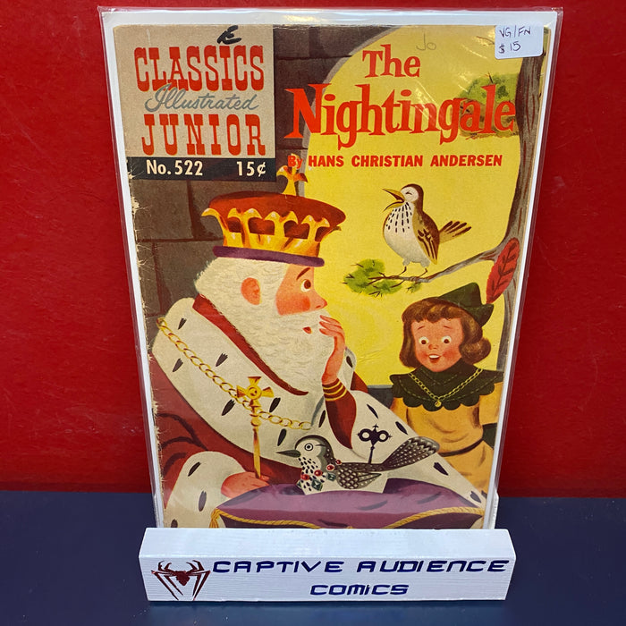 Classics Illustrated Junior #522 - The Nightingale - VG/FN