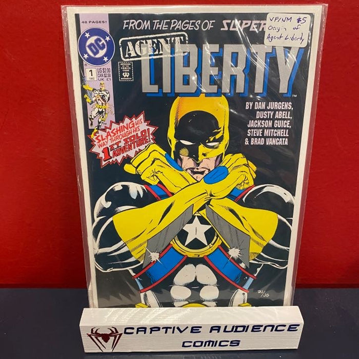 Agent Liberty #1 - Origin of Agent Liberty - VF/NM