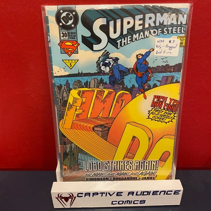 Superman: The Man of Steel #30 - Poly - Bagged Edition - NM