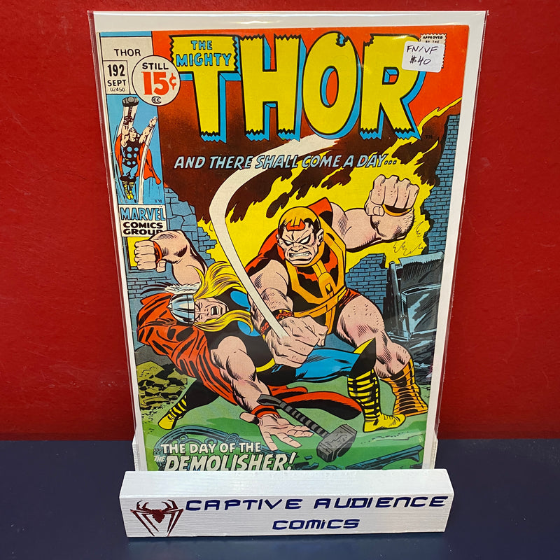 Thor, Vol. 1 #192 - FN/VF