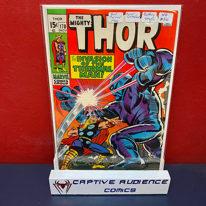 Thor, Vol. 1 #170 - 2nd Thermal Man - VG