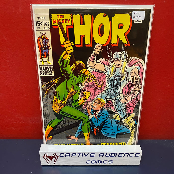 Thor, Vol. 1 #167 - VF-