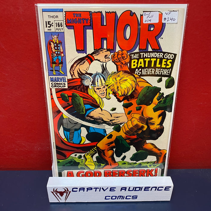 Thor, Vol. 1 #166 - 2nd Full HIM - VF