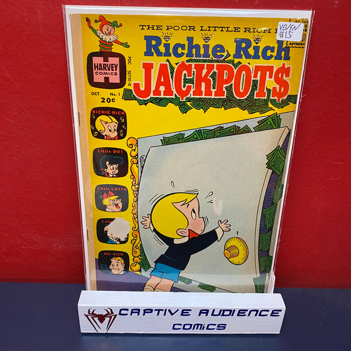 Richie Rich Jackpots #1 - VG/FN