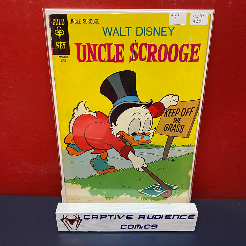 Uncle Scrooge #87 - VG/FN