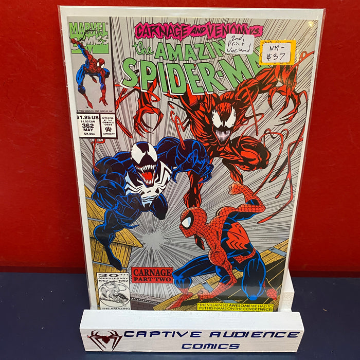 Amazing Spider-Man, The Vol. 1 #362 - 2nd Print Variant - NM-