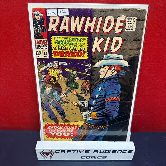 Rawhide Kid, Vol. 1 #59 - VG/FN