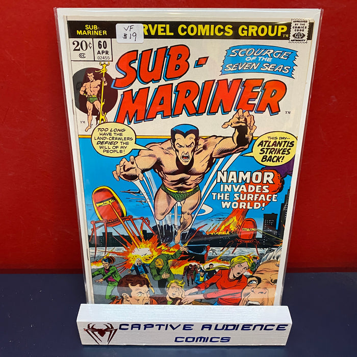 Sub-Mariner, Vol. 1 #60 - VF