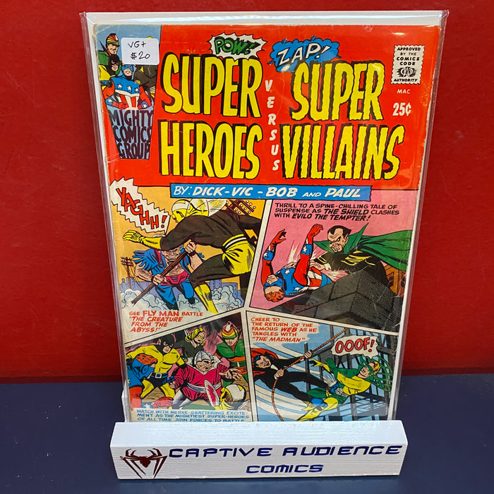 Super Heroes versus Super Villains #1 - VG+