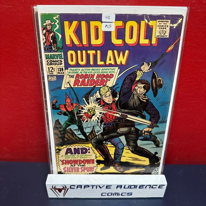 Kid Colt Outlaw #139 - VG