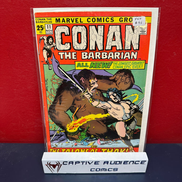 Conan the Barbarian, Vol. 1 #11 - FN+