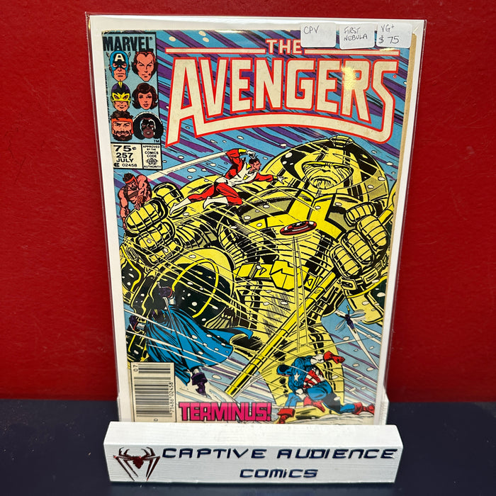 Avengers, The Vol. 1 #257 - CPV - First Nebula - VG+