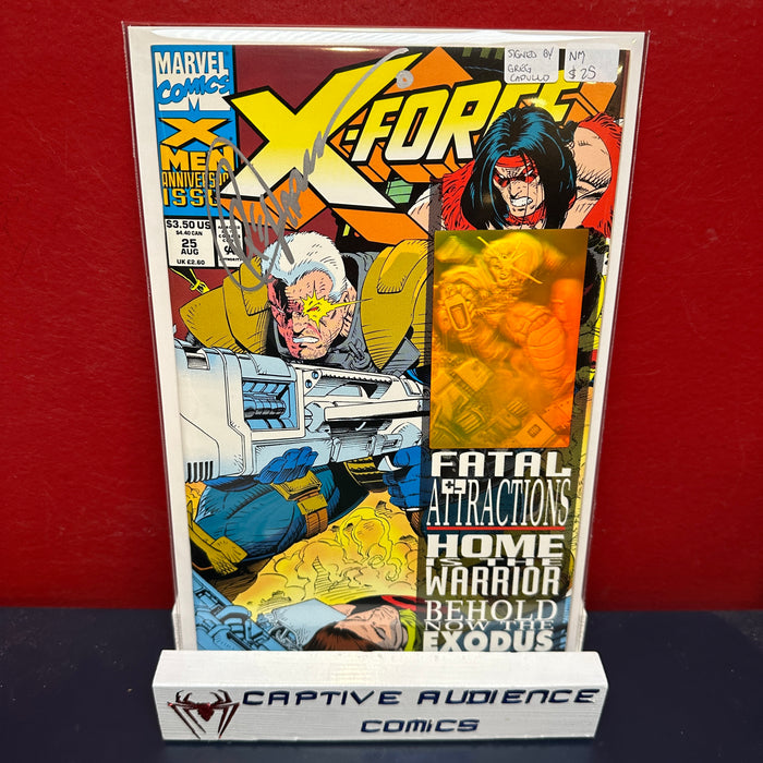 X-Force, Vol. 1 #25 - Signed by Greg Capullo - NM