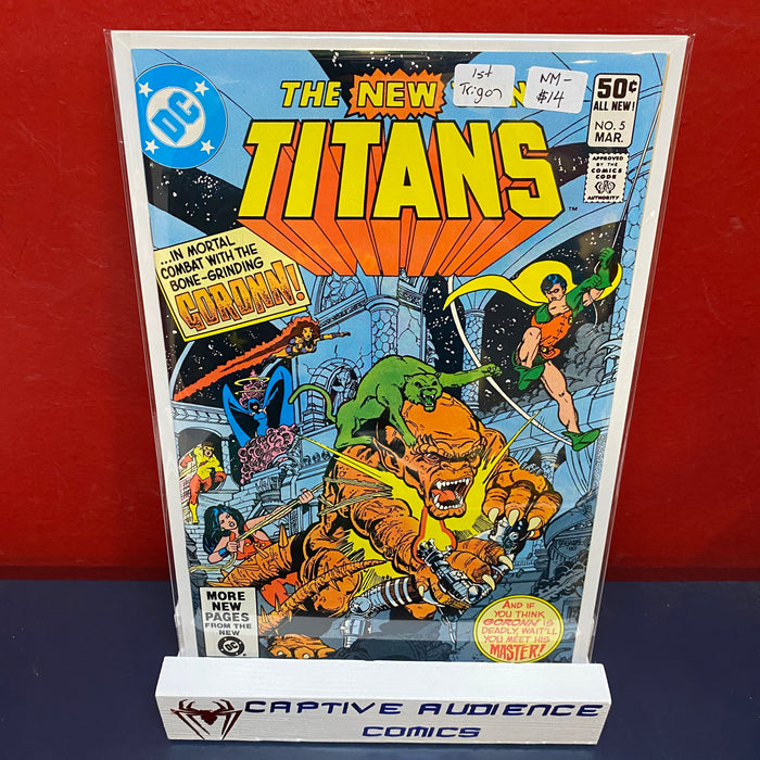 New Teen Titans, The Vol. 1 #5 - 1st Trigon - NM-