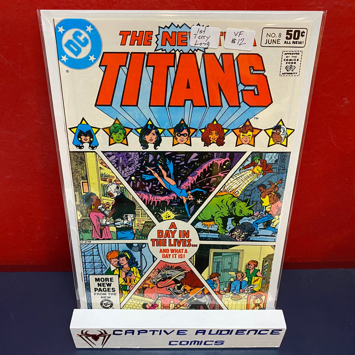 New Teen Titans, The Vol. 1 #8 - 1st Terry Long - VF