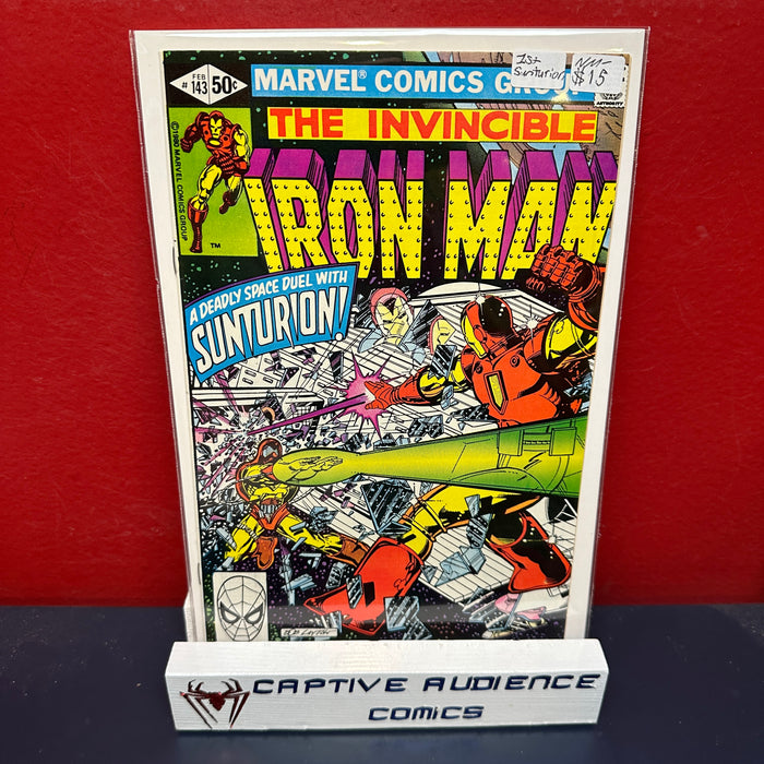 Iron Man, Vol. 1 #143 - 1st Sunturion - NM-