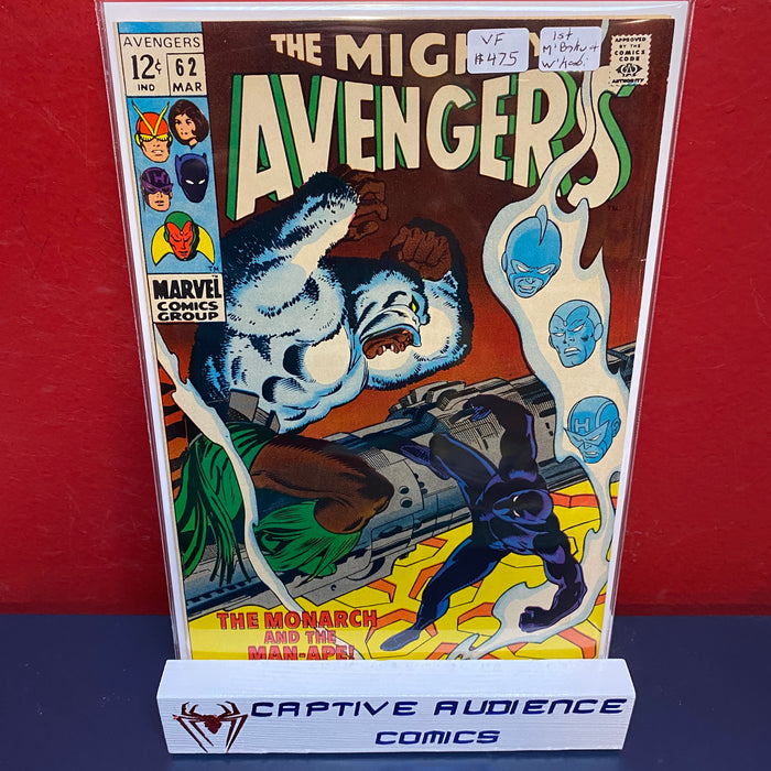 Avengers, The Vol. 1 #62 - 1st M'Baku & W'Kabi - VF
