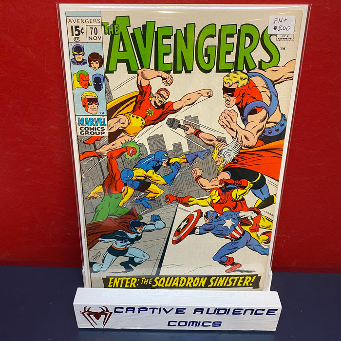 Avengers, The Vol. 1 #70 - 1st Squadron Sinister - FN+